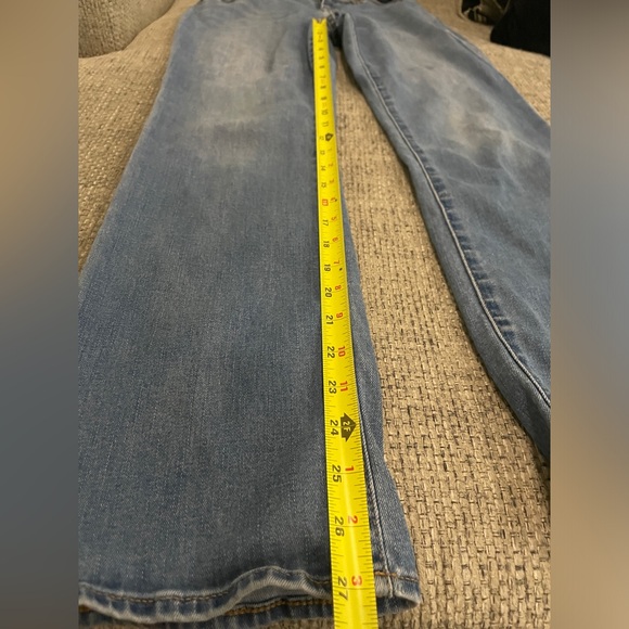 Old Navy Kicker Boot-Cut Jeans Womens 6 Short Blue Mid-Rise Stretch Denim Y2K - Picture 10 of 13